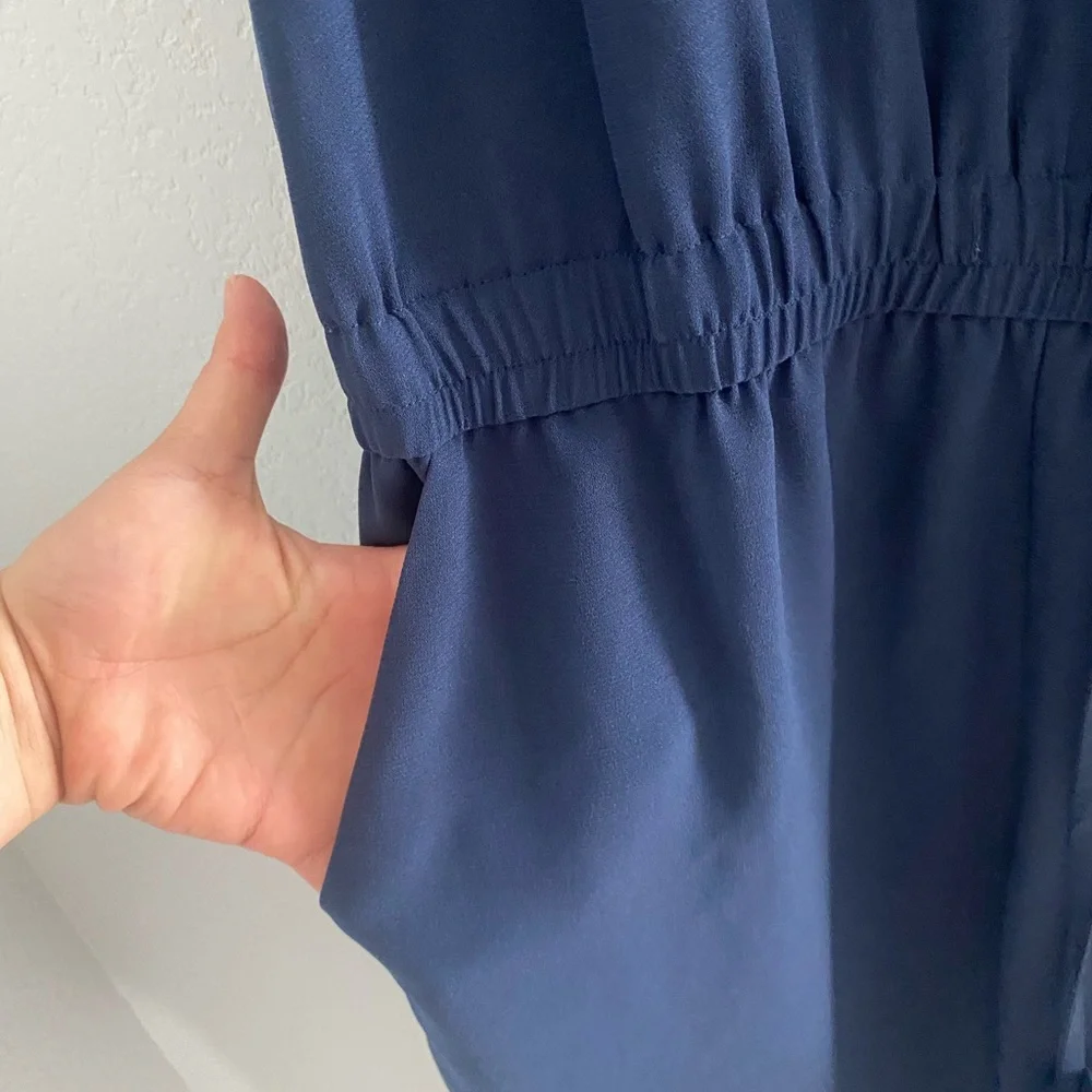 Cabi Blue Jumpsuit - Picture 6 of 8
